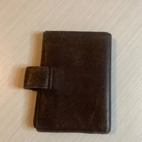 Umi Genuine Leather Small Wallet  Brown - Picture 3 of 6